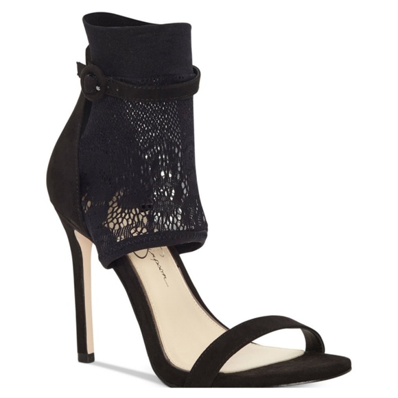 Jessica Simpson Shoes - 🔥JESSICA SIMPSON 4"heel Sock Suede Sandal